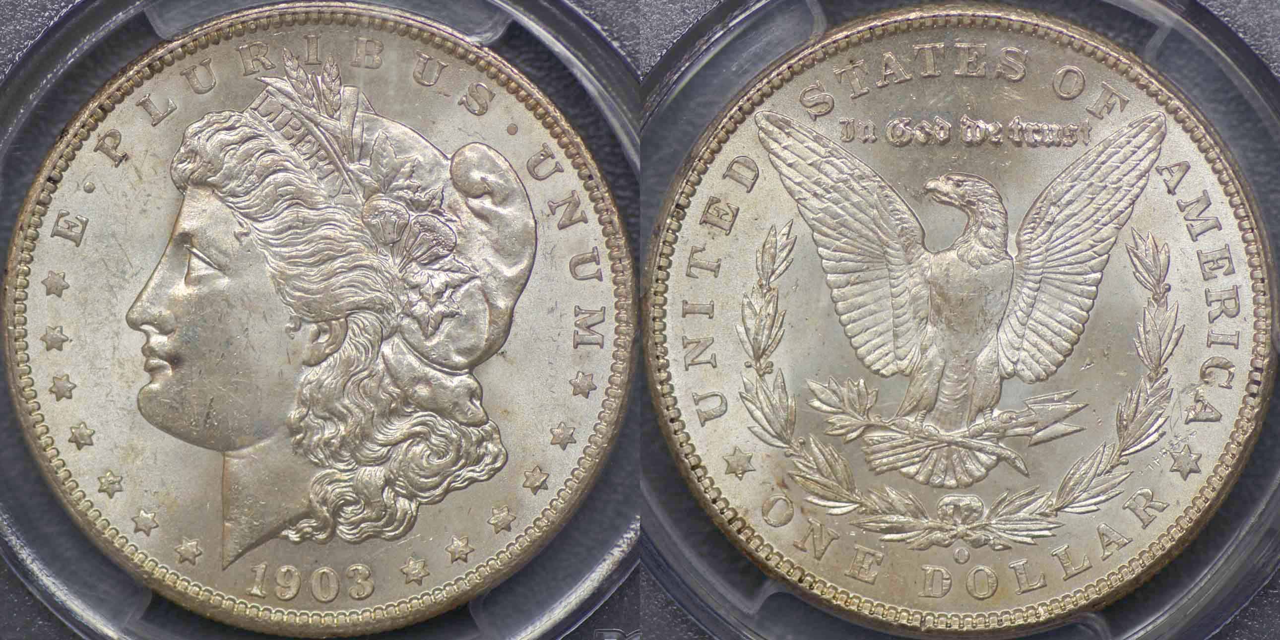 アメリカ合衆国、1903年 ニューオーリンズ 1ドル硬貨、PCGS MS63