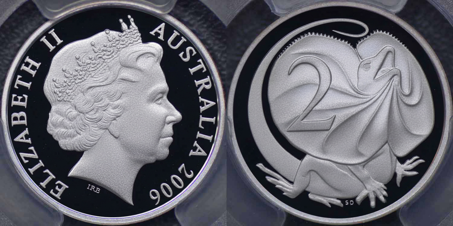 オーストラリア、2006年 2セント、PCGS PR70DCAM - Drake Sterling