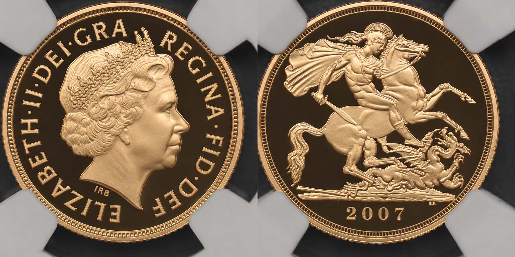 Great Britain, 2007 Proof Sovereign, NGC PF70UCAM - Drake Sterling