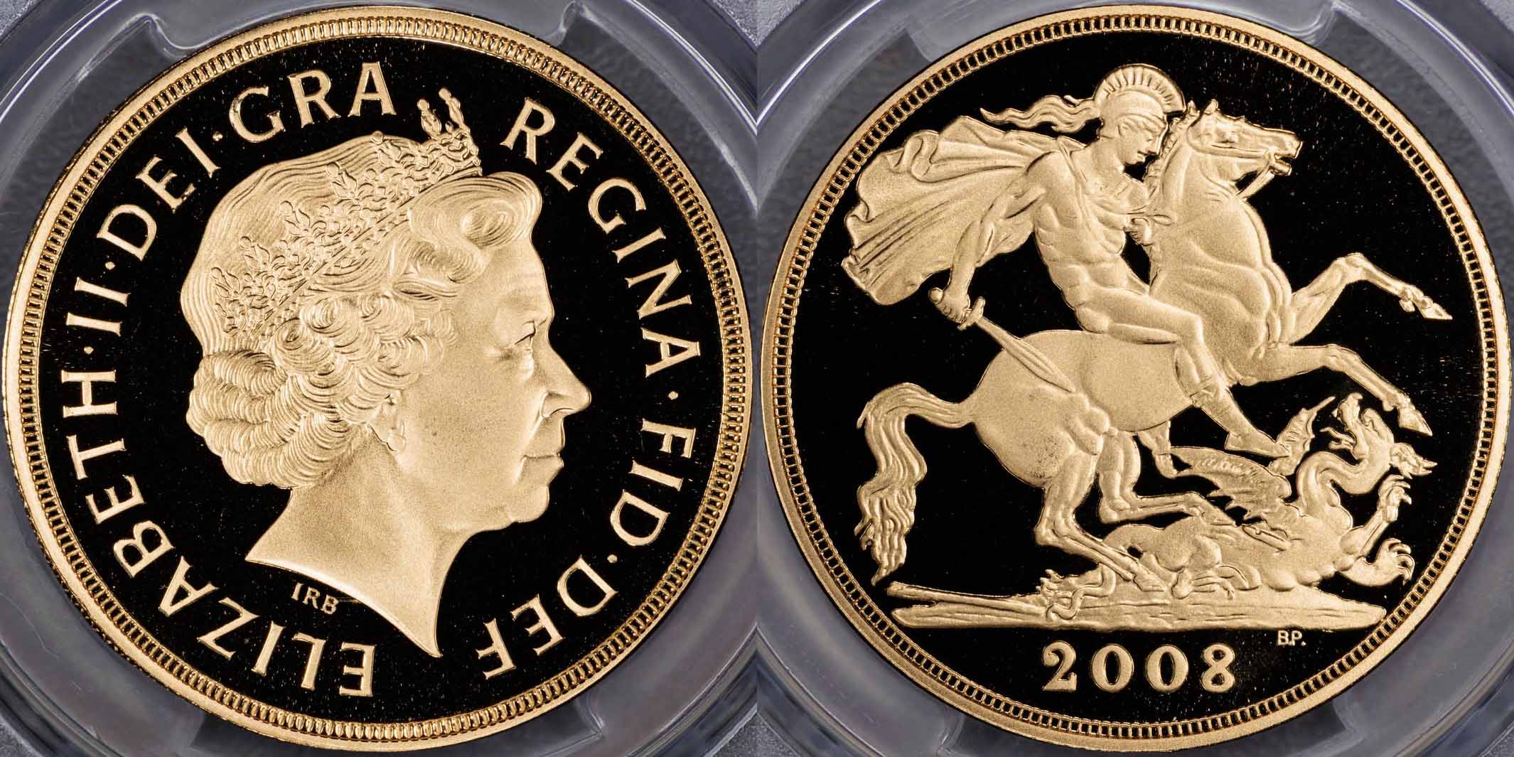 イギリス、2008年プルーフ2ポンド、PCGS PR69DCAM - Drake Sterling