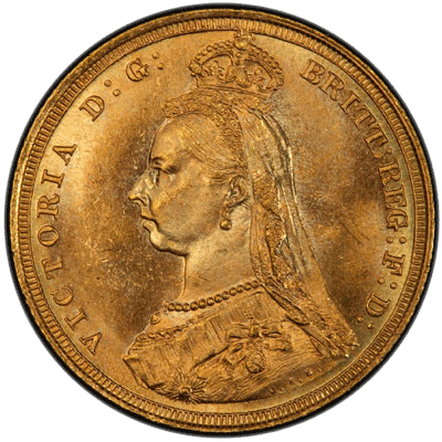 Jubilee head sovereign