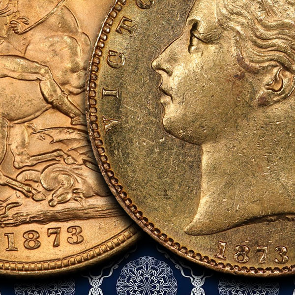 The sovereign varieties of 1873