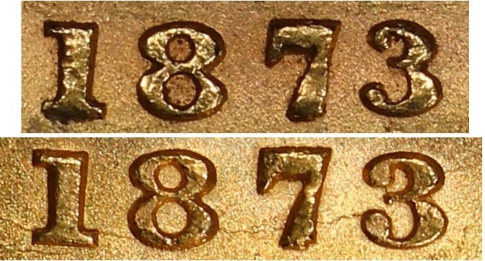 1873 Sovereign varieties