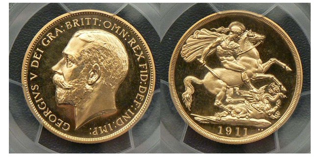 1911 two pound cameo