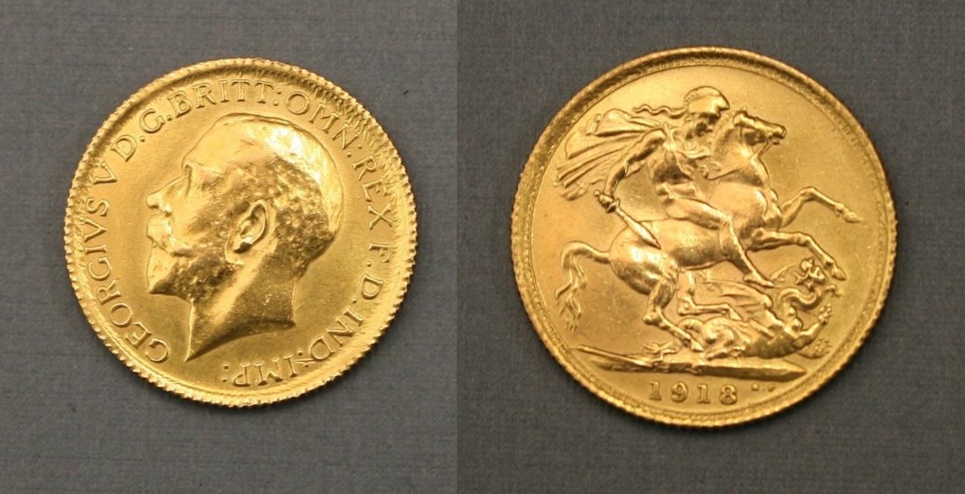 Fake gold sovereign