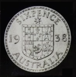 George Kruger-Gray sixpence
