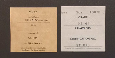 ACGS certificate